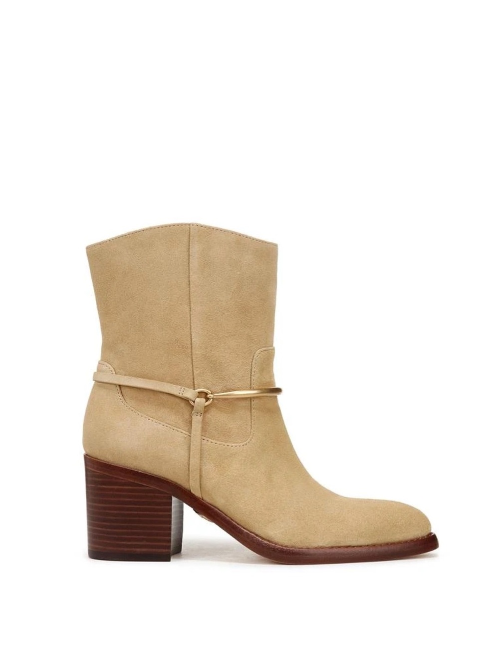 New Veronica Beard Camden Suede Bootie In Desert Sz 11